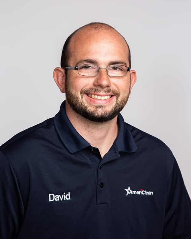 David Spade; cleaning technician of AmeriClean.