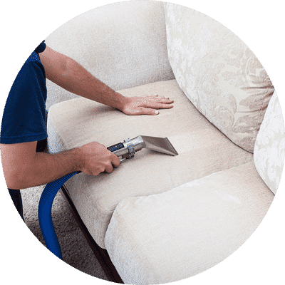 Upholstery Cleaning on a Sofa